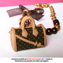 COLLANA CON BORSA IN FIMO LOUIS VUITTON