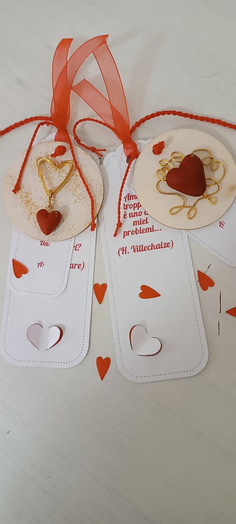 Uptotop 40 Biglietti Di San Valentino Per Bambini Con Segnalibri, Tatuaggi Temporanei, Adesivi E Buste