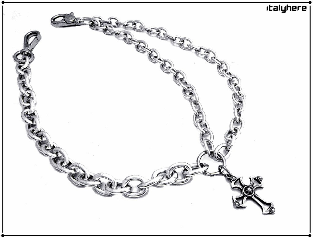 Generic Catena punk per portafoglio e pantaloni, accessorio