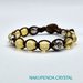 BRACCIALE TIBETANO SHAMBALLA con pietre naturali, quarzo citrino e sfere in argento tibetano da 8 mm. Uomo,  donna,  unisex, regolabile,  personalizzato.