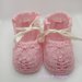 Scarpine rosa baby girl con foglia traforata