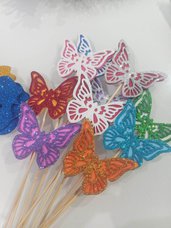fustellati farfalle gomma crepla decorazioni segnaposto pasqua