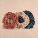 Set di 3 scrunchies all'uncinetto 