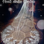 Velo da sposa con cristalli e paillettes