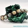 BRACCIALE TIBETANO SHAMBALLA con pietre naturali, amazzonite opaca da 8 mm. Uomo,  donna,  unisex,  regolabile,  personalizzabile.