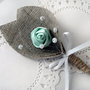 Boutonniere / Fiore all'occhiello da sposo