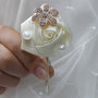 Boutonniere / Fiore all'occhiello da sposo