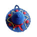 Cappellino puntaspilli blu elettrico ad uncinetto in cotone 13 cm - 11PN