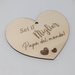 targhetta legno cuore i love you dad incisione personalizzata handmade laser regalo festa del papà