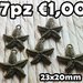 7 stella marina ciondolo charms bronzo mare 