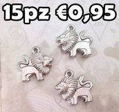 15 leoni argento charms cionodoli pendente