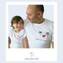 t shirt papà e figlio/a personalizzato