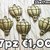 7 mongolfiera charms bronzo