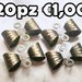 20 connettore fiocco in filigrana charms bronzo