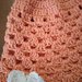 Cappellino neonata uncinetto 