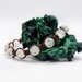 BRACCIALE TIBETANO SHAMBALLA con pietre naturali, cristallo di rocca cracked (quarzo ialino). Uomo,  donna,  unisex,  regolabile,  personalizzabile. Mod 2da 8 mm.