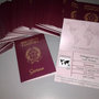 Invito compleanno 18 anni "PASSAPORTO" - conf. da n. 25 pz