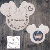 Bomboniera Minnie cavatappi apribottiglie personalizzabile personalizzato battesimo compleanno