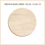 Cerchi (basi) in legno grezzi – varie dimensioni (da cm. 1 a cm. 10) e quantità