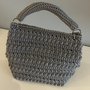 Borsa a mano_cordino grigio perla