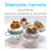 Inserzione riservata barattolino macaron, ciambelle e biscottini