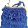 Borsa blu stile Regency