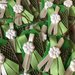 Gessetti profumati Quadrifoglio  Tags in feltro verde Segnaposto Comunione Compleanno 