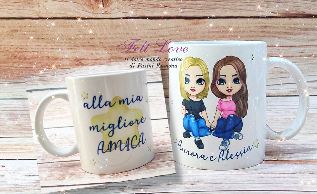 TAZZA PERSONALIZZATA “MIGLIORE AMICA