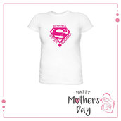 T-shirt donna "SUPER MAMMA" personalizzata