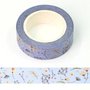 Light blue floral washi tape, Washi tape, Scrapbooking, Journal masking tape