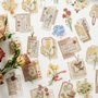 16 mixed decorative washi stickers, Stickers, Scrapbooking, Junk journal, Diary planner decoration, 16 pezzi misti set