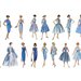 20 Mixed vintage style fashion Girls stickers,  Stickers, Cute girl stickers, Scrapbooking, Junk journal, Diary planner stickers