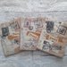 30 Traveler ephemera pocket, Traveler Junk journal, Scrapbooking, Diary planner pocket