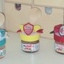 Nutella personalizzata nutellina vasetto di Nutella mini squadra calcio bomboniera segnaposto