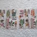 Hand made stickers/labels, Stickers, Leaves stickers, Junk journal, Scrapbooking, Diary planner stickers