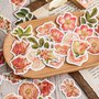 25 mixed spring floral decorative stickers, Stickers pack, Junk journal planner, Scrapbooking