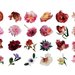 25 mixed spring floral decorative stickers, Stickers pack, Junk journal planner, Scrapbooking