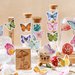 20 mixed butterfly flower language stickers, Stickers, Scrapbooking, Diary planner decoration