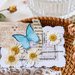 20 mixed butterfly flower language stickers, Stickers, Scrapbooking, Diary planner decoration