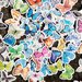 20 mixed butterfly flower language stickers, Stickers, Scrapbooking, Diary planner decoration