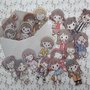 20 pieces mixed set cartoon fashion girl, Stickers, Scrapbooking, Diary planner decoration