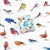 Cute animal birds stickers, Stickers, Junk journal, Scrapbooking, Diary planner stickers