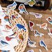 Cute animal birds stickers, Stickers, Junk journal, Scrapbooking, Diary planner stickers