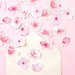 Sakura wish story stickers, Pink flowers stickers, Stickers, Scrapbooking, Diary planner stickers