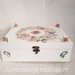 Portagioie legno shabby chic 