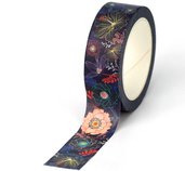 Beautiful floral pattern washi tape, Washi tape, Scrapbooking, Diary planner embellishments