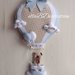 Fiocco Teddy blue in mongolfiera