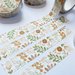Washi tape flower grid, Washi tape, Bullet journal, Plants washi tape, Flower and leaf decoration, Scrapbooking
