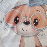 Coperta mensile Tebaby per neonato, unisex, neutra, personalizzata, per