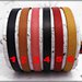 Tracolla per borsa lunga cm. 115 - doppio cuoio fiorentino - colore a scelta, catena e moschettoni argento